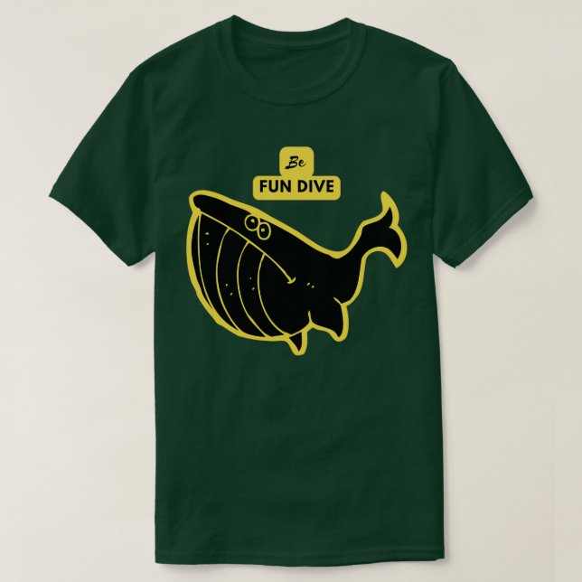 Camiseta Diviértase buceando en 2 (Diseño del anverso)