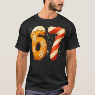 Camiseta Diviértete 67 Seis Siete Meme Navidad Pan de Jengi