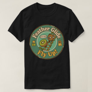 Camiseta Diviértete con Kiwi Subiendo Vintage Casi Llegando