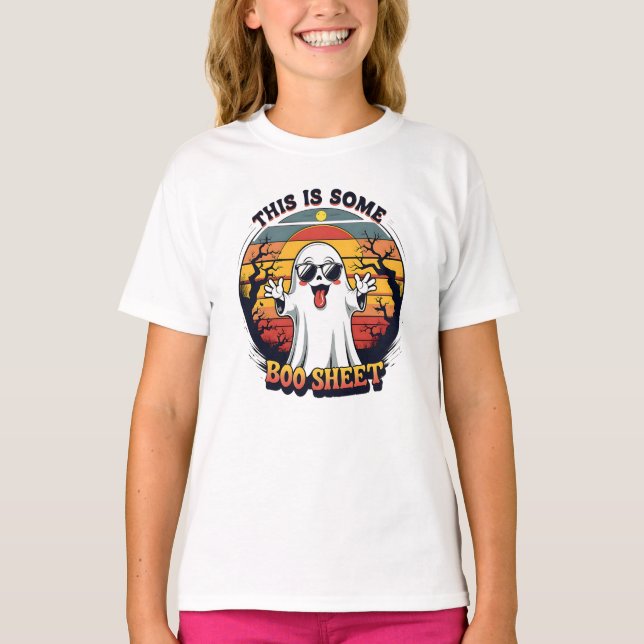 Camiseta Diviértete con la “Hoja de Boo” de Halloween (Anverso)