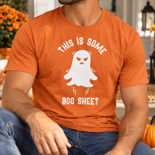 Camiseta Diviértete con la moderna y linda hoja de Boo de H