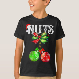 Camiseta Diviértete con nueces de pecho Castañas de Navidad