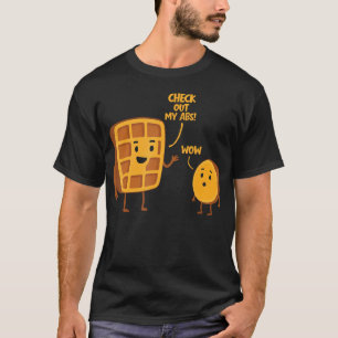 Camiseta Diviértete con Waffle Temático Para Amantes de Waf