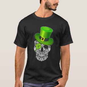 Camiseta Diviértete Cráneo de Perro Pastor Alemán Día de Sa