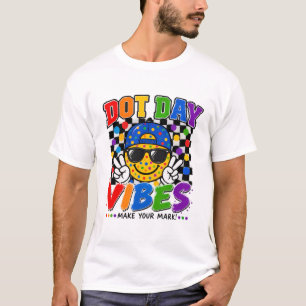 Camiseta Diviértete Día de los Puntos Vibra Sonrisa Cara Co
