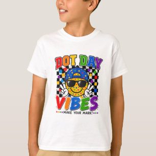 Camiseta Diviértete Día de los Puntos Vibra Sonrisa Cara Co