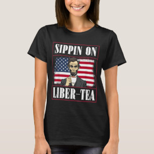 Camiseta Diviértete el 4 de julio con Liber-Tea Liberty