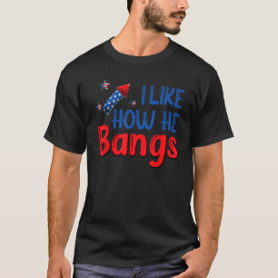 Camiseta Diviértete el 4 de julio, divertida pareja Me gust