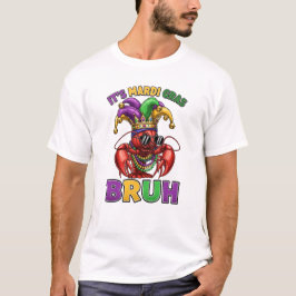 Camiseta Diviértete en Mardi Gras con el cangrejo de río, h