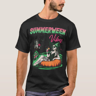 Camiseta Diviértete en Summerween Vibraciones Calabaza Espe