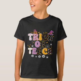 Camiseta Diviértete Engañar o Enseñar Halloween Profesor