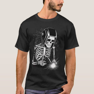 Camiseta Diviértete esqueleto amantes de la soldadura espel