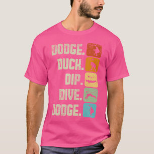 Camiseta Diviértete Esquivando Pelota Esquiva Sumergirse Za