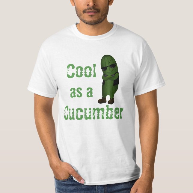 Camiseta Diviértete Fresco Como Un Pepino (Anverso)