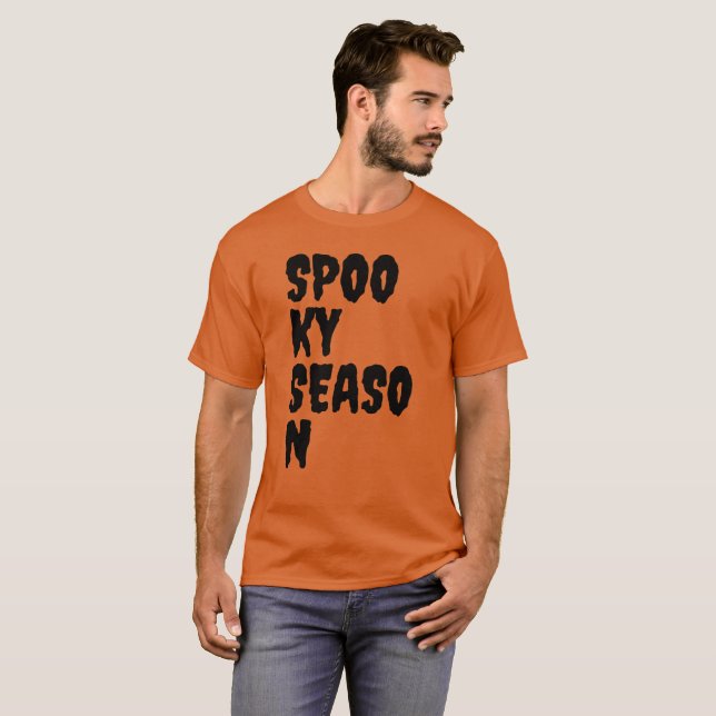 Camiseta Diviértete Halloween TEMPORADA ESPELUZNANTE (Anverso completo)