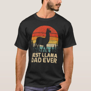 Camiseta Diviértete Hombre Retro Vintage Mejor Llama Papá E