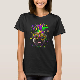 Camiseta Diviértete Máscara de cuentas de Pug perro de Mard