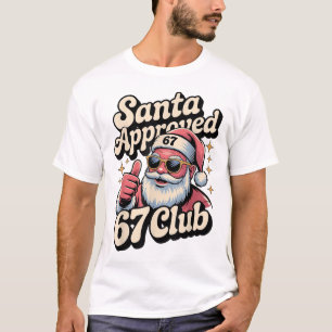 Camiseta Diviértete Navidad 67 Meme - Retro Santa Aprobado 