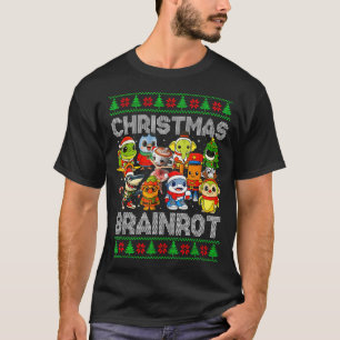 Camiseta Diviértete Navidad Italiano Cerebro podrido Italia