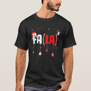 Camiseta Diviértete Navidad Profesor de Matemáticas Fa La8 