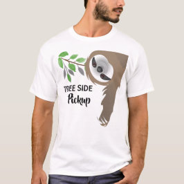 Camiseta Diviértete recogida en el lado del árbol Perezoso 