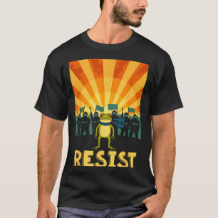 Camiseta Diviértete Resistir Rana de Portland Protesta