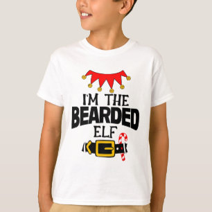 Camiseta Diviértete Soy Elfos Barbudo Disfraces Navidad Fam