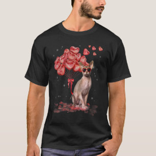 Camiseta Diviértete Sphynx Corazón Día de San Valentín Gato