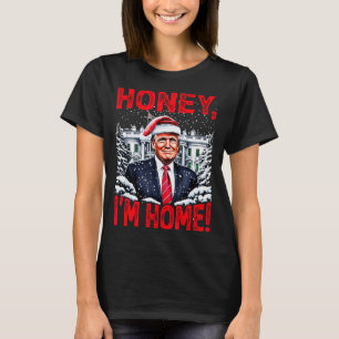 Camiseta Diviértete Trump Xmas Cielo Estoy en Casa Donald T
