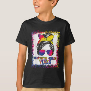 Camiseta Diviértete Vibra de 11º Grado Moño Desordenado De 