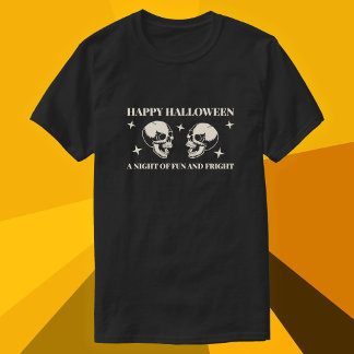 Camiseta Diviértete y asusta con calaveras espeluznantes de
