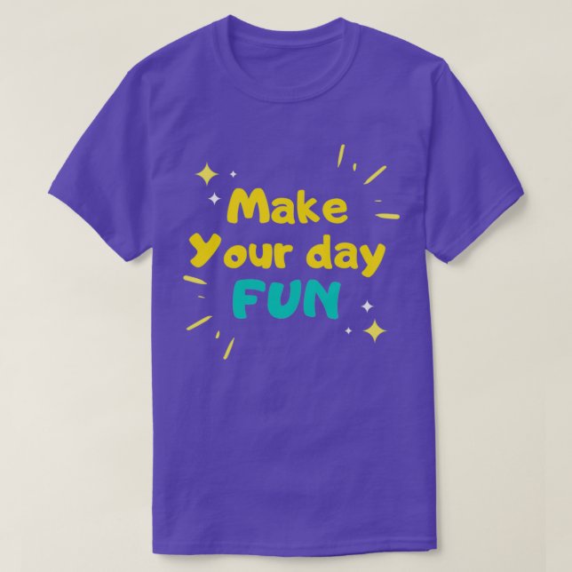 Camiseta Diviértete y recibe la sonrisa (Diseño del anverso)