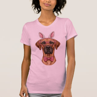 Camiseta Diviertido Gran Danés orejas de conejo de Pascua g