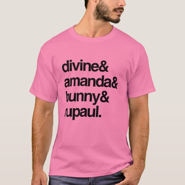 Camiseta Divina Amanda Bunny y Ru (Anverso)