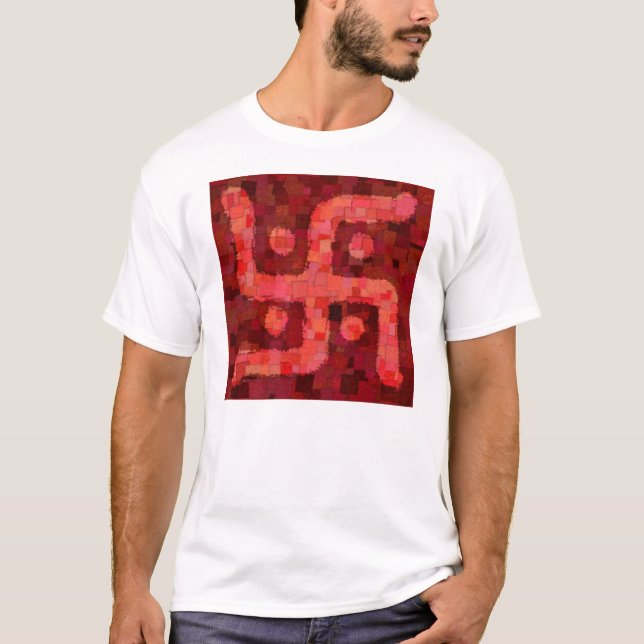 Camiseta divina de la cruz gamada 3 (Anverso)