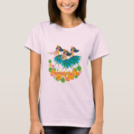 Camiseta divina de las señoras de Hula