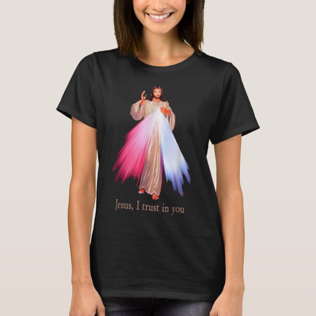 Camiseta Divina Misericordia Jesús en el que confío (Anverso)