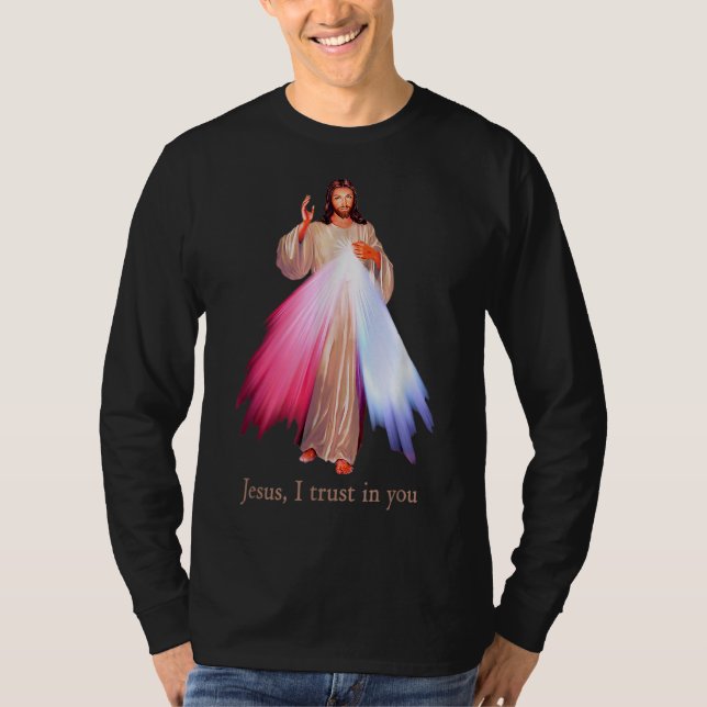Camiseta Divina Misericordia Jesús en el que confío (Anverso)