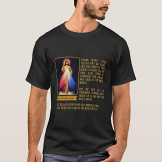 Camiseta Divina Misericordia Jesús Imagen Chaplet Novena Ga