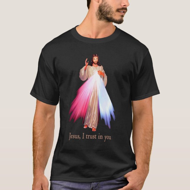 Camiseta Divina Misericordia Jesús Que Confío En Ti (Anverso)
