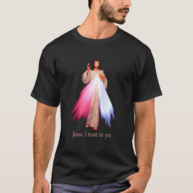 Camiseta Divina Misericordia Jesús Que Confío En Ti (Anverso)