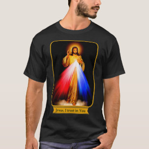 Camiseta Divina Misericordia Jesús Que Confío En Ustedes 
