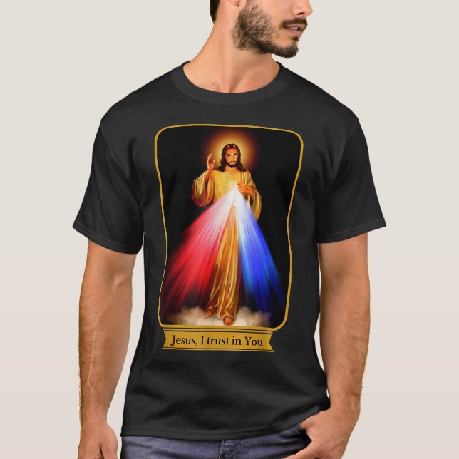 Camiseta Divina Misericordia Jesús Que Confío En Ustedes Ca (Anverso)