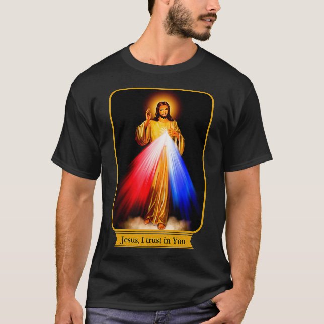 Camiseta Divina Misericordia Jesús Que Confío En Ustedes Ca (Anverso)