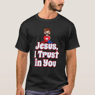 Camiseta Divina misericordia por los niños Jesús en ti St F