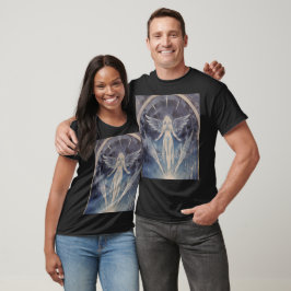 Camiseta divine angel vintage anti-Halloween real art