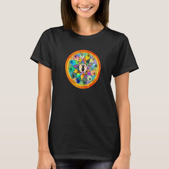 Camiseta Divine Feminine Colorful Boho Hippie Goddess Manda (Anverso)