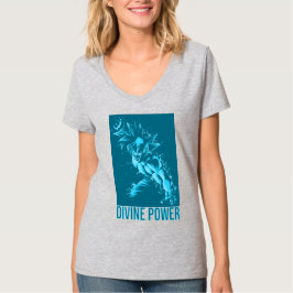 Camiseta Divine Power Design Anime Workout - Energy Fitness