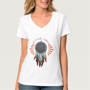 Camiseta "Divine Vibes" - Diseño Boho Dreamcatcher