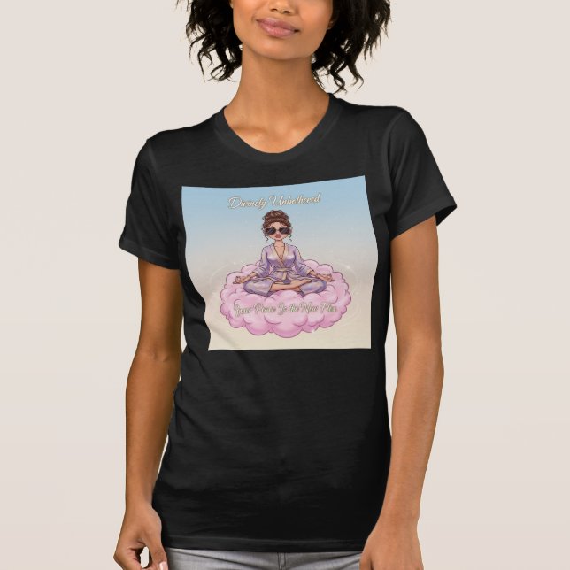 Camiseta Divinely Unbothered – Inner Peace Is the New Flex  (Anverso)